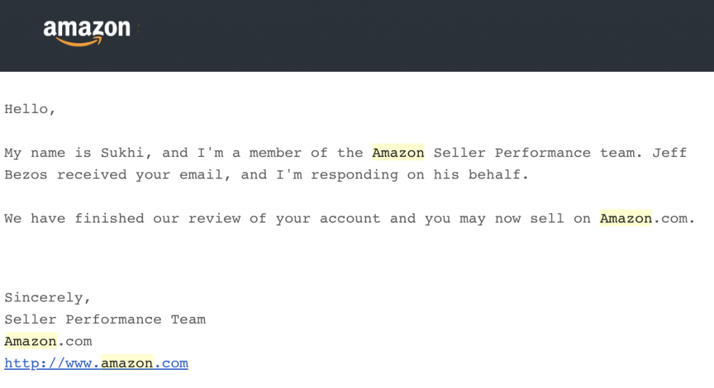 Your Selling on Amazon account has been reinstated 2019 амазон аккаунт утилити билл запрос на утил