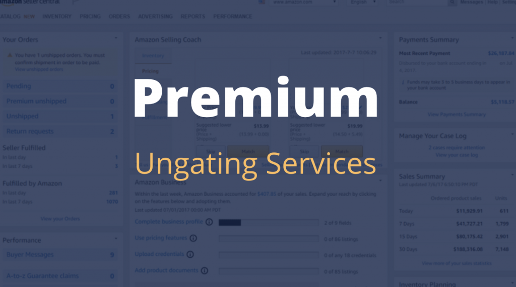 premium ungating services ungate any restricted category or brand on amazon 2020